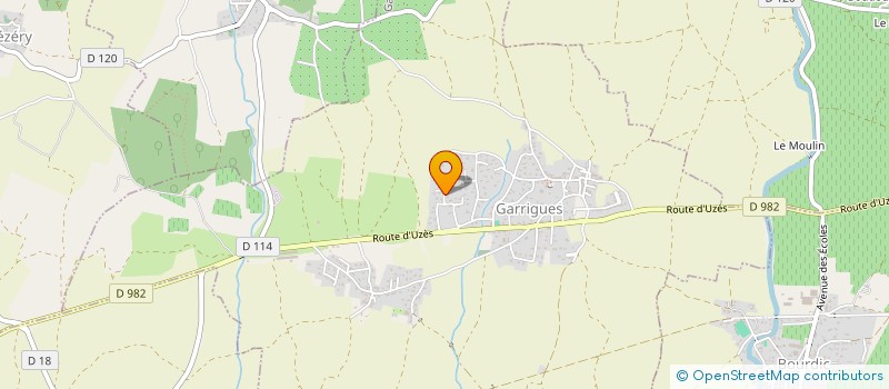 localisation de l'entreprise MADAME ROMANE HENRY  GARRIGUES-SAINTE-EULALIE