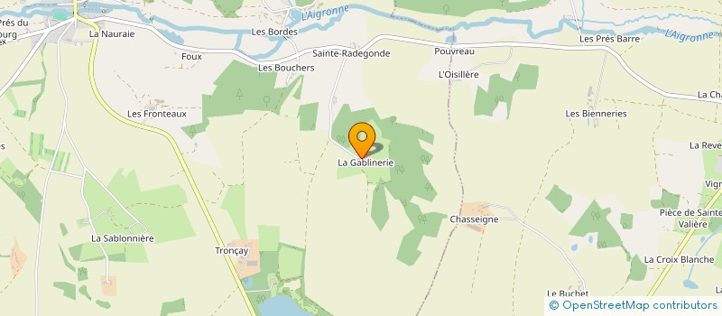 localisation de l'entreprise MADAME ROMANE HILAIRE  LE PETIT-PRESSIGNY