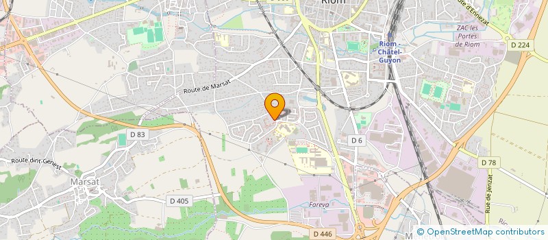 localisation de l'entreprise MADAME ROMANE JANNET  CLERMONT-FERRAND