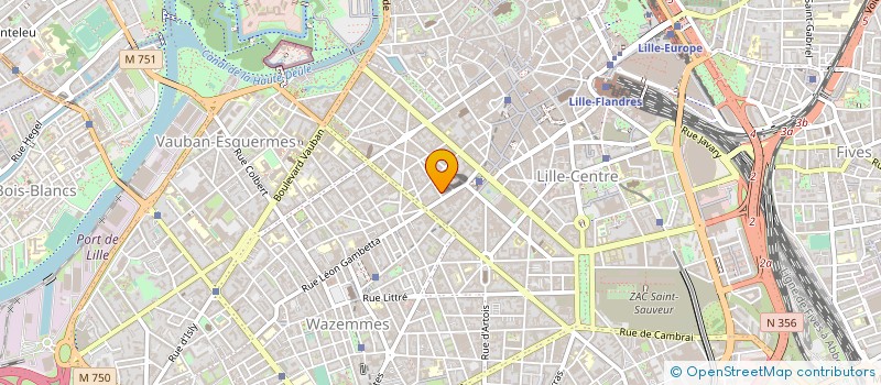 localisation de l'entreprise MADAME ROMANE JEANNIARD à LILLE