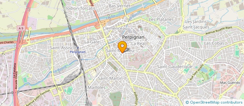 localisation de l'entreprise MADAME ROMANE JOLY à PERPIGNAN