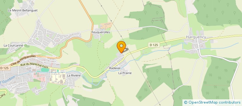 localisation de l'entreprise MADAME ROMANE JOUVE à LES ANDELYS