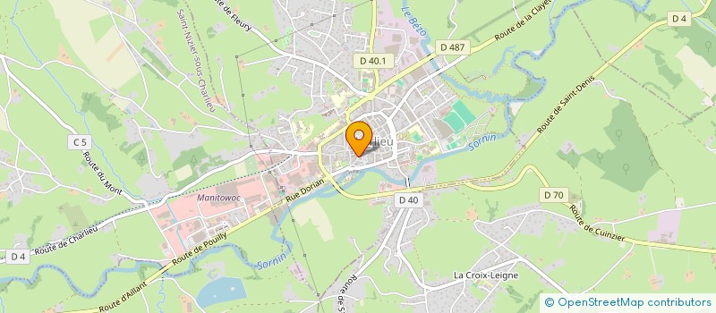 localisation de l'entreprise MADAME ROMANE LACOTE  CHARLIEU