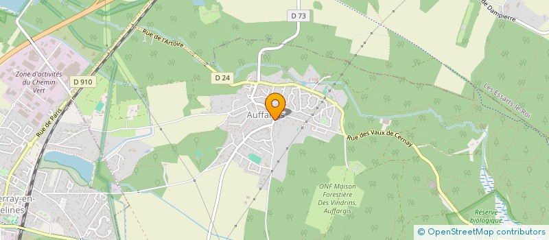 localisation de l'entreprise MADAME ROMANE LAFERTE  AUFFARGIS