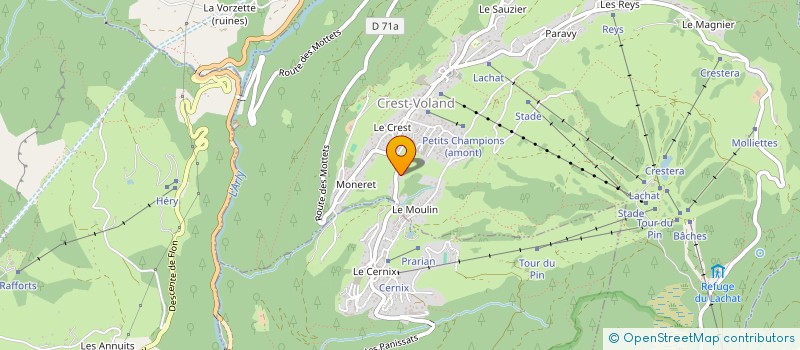 localisation de l'entreprise MADAME ROMANE LAGOZNY  CREST-VOLAND