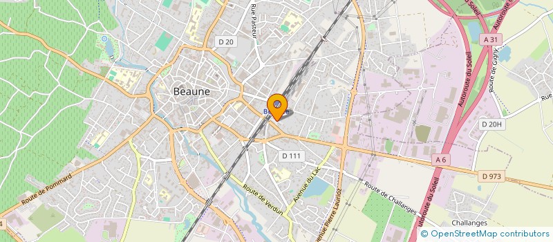 localisation de l'entreprise MADAME ROMANE LAMOTHE à BEAUNE