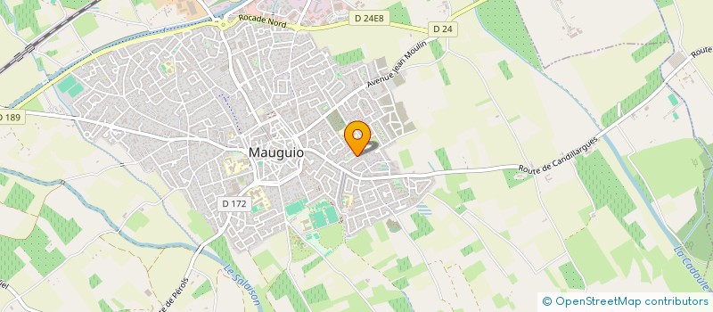 localisation de l'entreprise MADAME ROMANE LAURO  LUNEL-VIEL