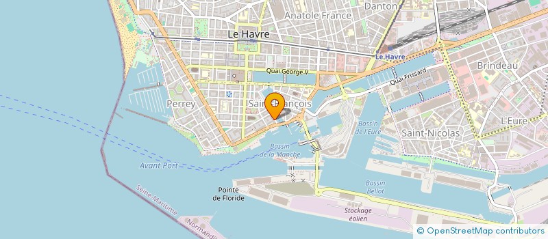 localisation de l'entreprise MADAME ROMANE LE POCHAT  LE HAVRE