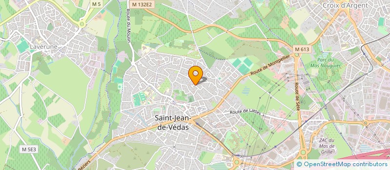 localisation de l'entreprise MADAME ROMANE LE ROY à SAINT-JEAN-DE-VEDAS