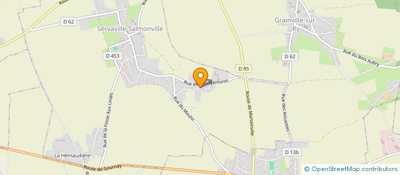 localisation de l'entreprise MADAME ROMANE LECLERC  SERVAVILLE-SALMONVILLE