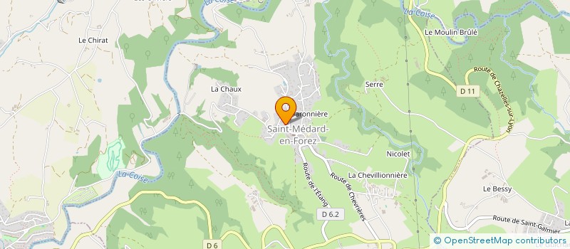 localisation de l'entreprise MADAME ROMANE LEDUC  SAINT-MEDARD-EN-FOREZ