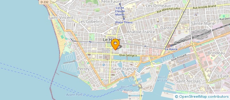 localisation de l'entreprise MADAME ROMANE LEGENDRE  LE HAVRE