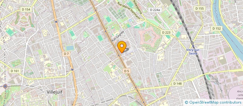 localisation de l'entreprise MADAME ROMANE LEMAITRE  VITRY-SUR-SEINE