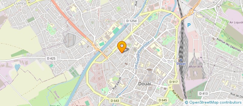 localisation de l'entreprise MADAME ROMANE LENGLIN à DOUAI