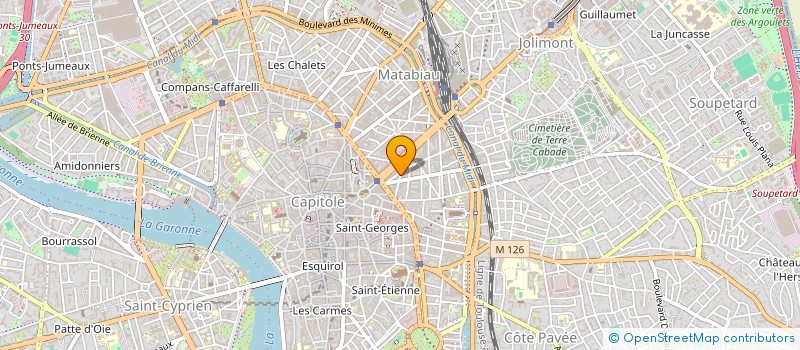 localisation de l'entreprise MADAME ROMANE LIPERI  TOULOUSE