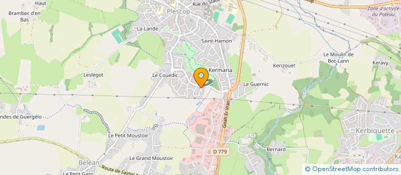 localisation de l'entreprise MADAME ROMANE LOPES DA CRUZ  PLESCOP