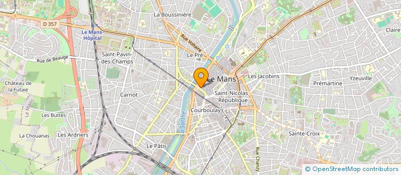 localisation de l'entreprise MADAME ROMANE LORIOT à MEZIERES SUR PONTHOUIN