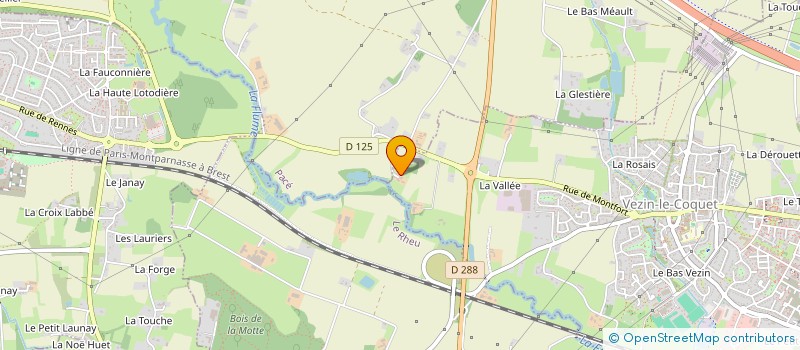 localisation de l'entreprise MADAME ROMANE LOUAZEL  VEZIN-LE-COQUET