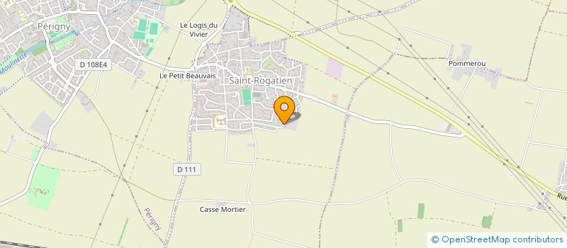 localisation de l'entreprise MADAME ROMANE MANCEAU  SAINT-ROGATIEN