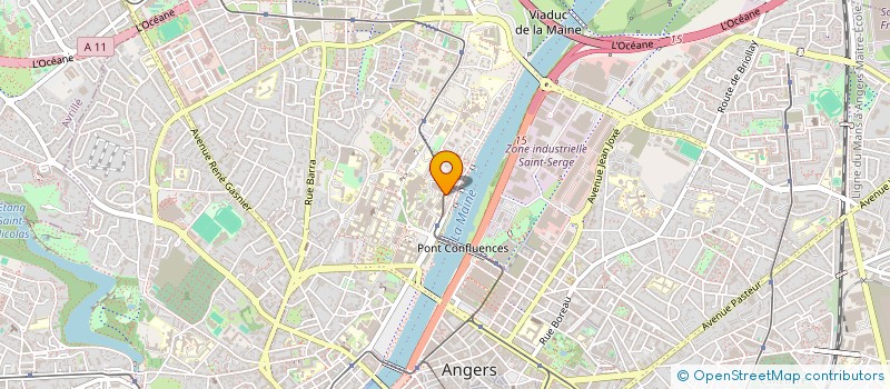 localisation de l'entreprise MADAME ROMANE MARIE à ANGERS