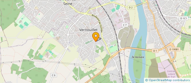 localisation de l'entreprise MADAME ROMANE MARLIOT à VERNOUILLET