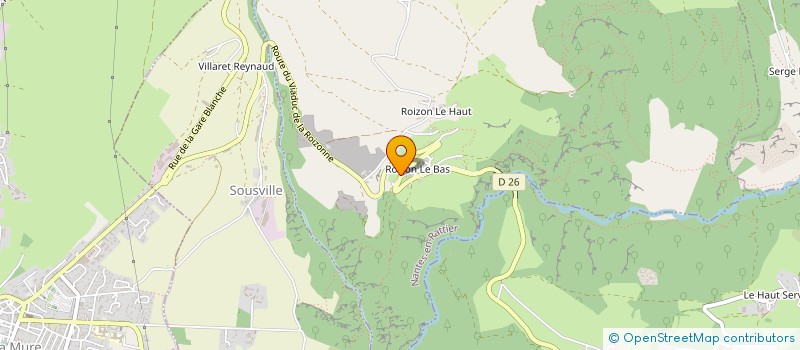 localisation de l'entreprise MADAME ROMANE MARTIN  NANTES-EN-RATIER