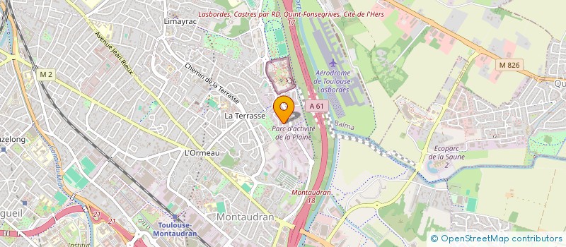 localisation de l'entreprise MADAME ROMANE MARTY  TOULOUSE