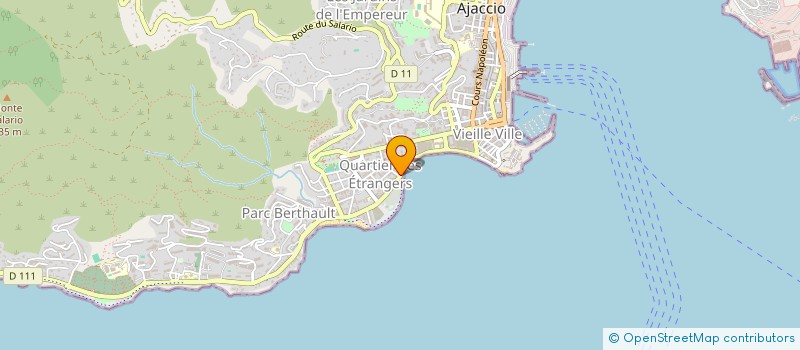 localisation de l'entreprise MADAME ROMANE MATTEI à AJACCIO