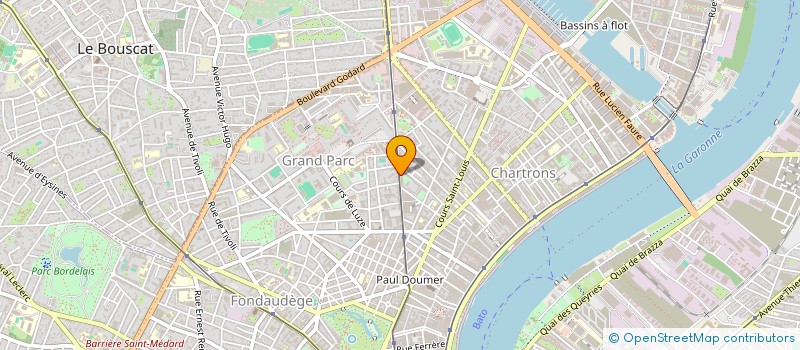 localisation de l'entreprise MADAME ROMANE MENDES TEIXEIRA  BORDEAUX