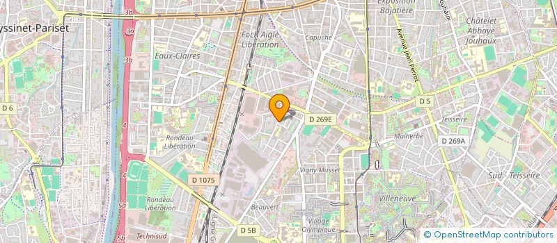 localisation de l'entreprise MADAME ROMANE MIGDAL  GRENOBLE
