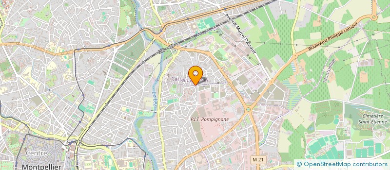 localisation de l'entreprise MADAME ROMANE MONTBROUSSOUS à CASTELNAU-LE-LEZ
