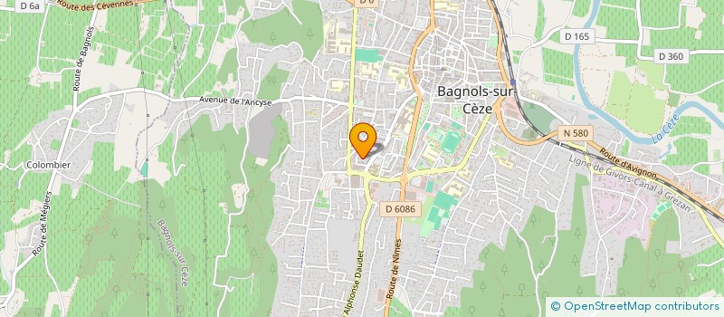 localisation de l'entreprise MADAME ROMANE MONTELLA  BAGNOLS-SUR-CEZE