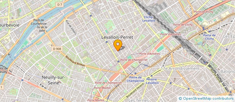 localisation de l'entreprise MADAME ROMANE MONTRE à LEVALLOIS-PERRET