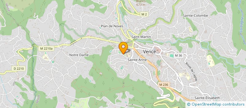 localisation de l'entreprise MADAME ROMANE NIVOT  VENCE