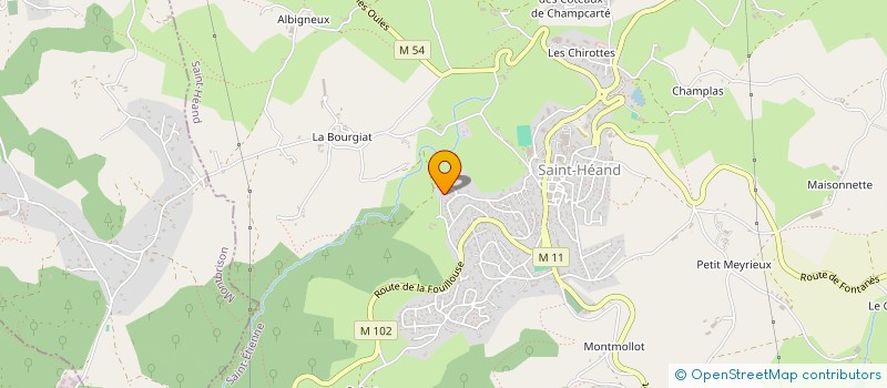 localisation de l'entreprise MADAME ROMANE PALITTA  SAINT-HEAND