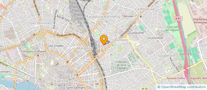 localisation de l'entreprise MADAME ROMANE PANONTIN  TOULOUSE