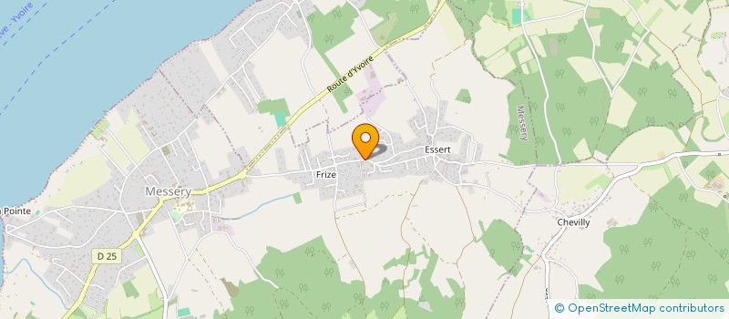 localisation de l'entreprise MADAME ROMANE PAQUET  MESSERY