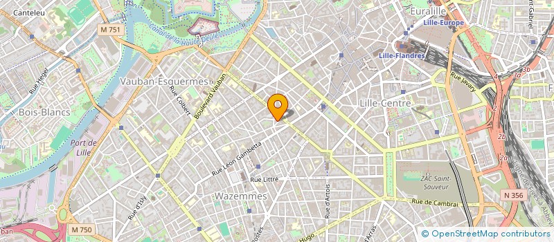 localisation de l'entreprise MADAME ROMANE PETITOT à LILLE