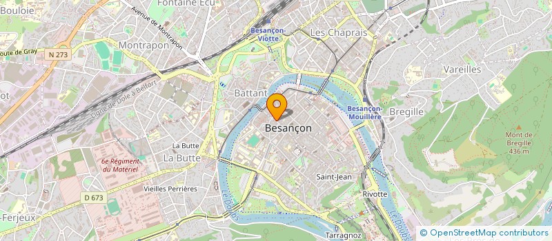 localisation de l'entreprise MADAME ROMANE PIEVIC  BESANCON