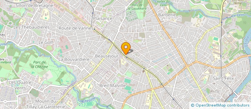 localisation de l'entreprise MADAME ROMANE PLOUZENNEC à NANTES