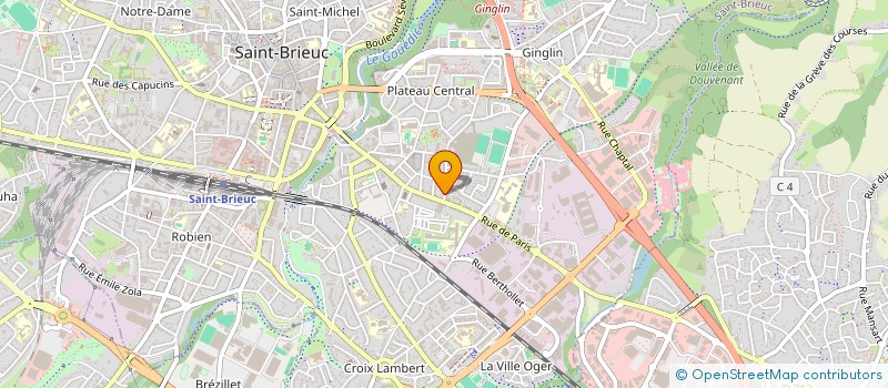 localisation de l'entreprise MADAME ROMANE PLUMER CHABOT à SAINT-BRIEUC