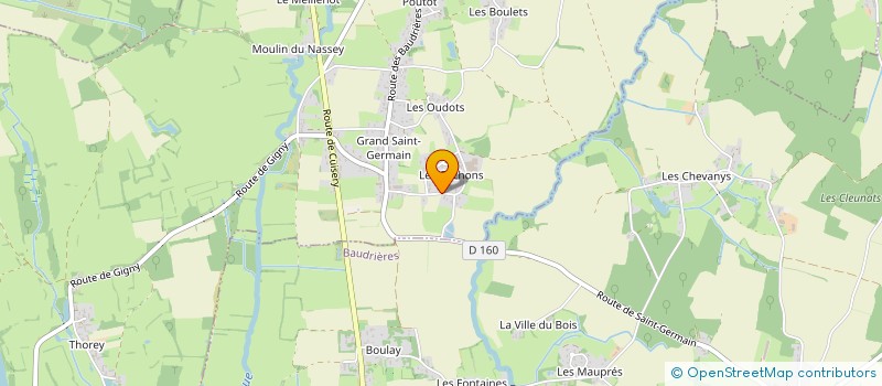 localisation de l'entreprise MADAME ROMANE POBANZ  SAINT-GERMAIN-DU-PLAIN