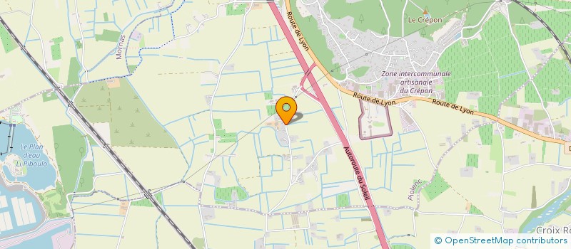 localisation de l'entreprise MADAME ROMANE PONCHON  PIOLENC