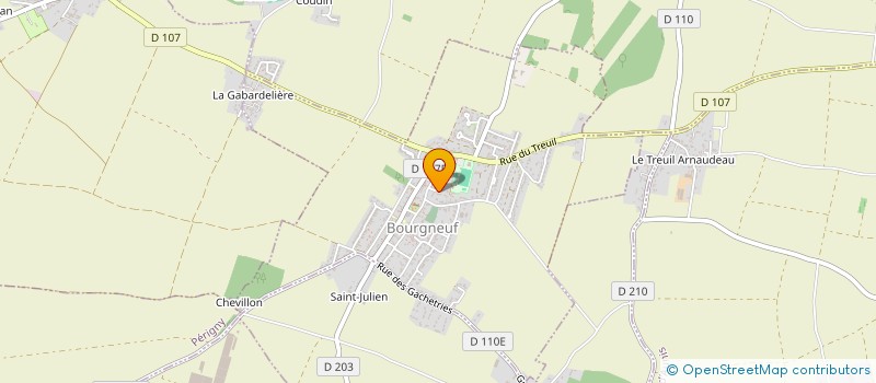 localisation de l'entreprise MADAME ROMANE PORTIER à BOURGNEUF