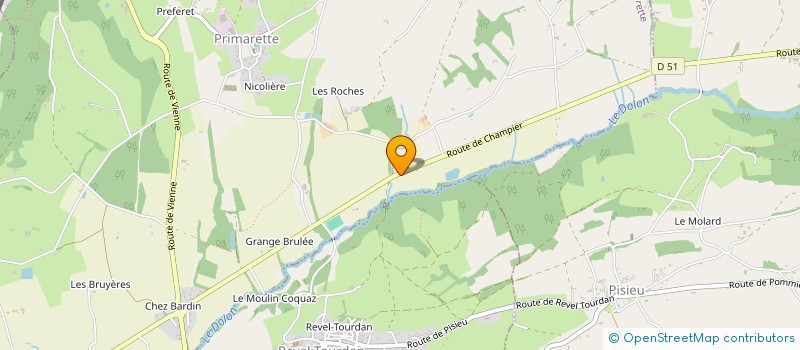 localisation de l'entreprise MADAME ROMANE POURAT  PRIMARETTE