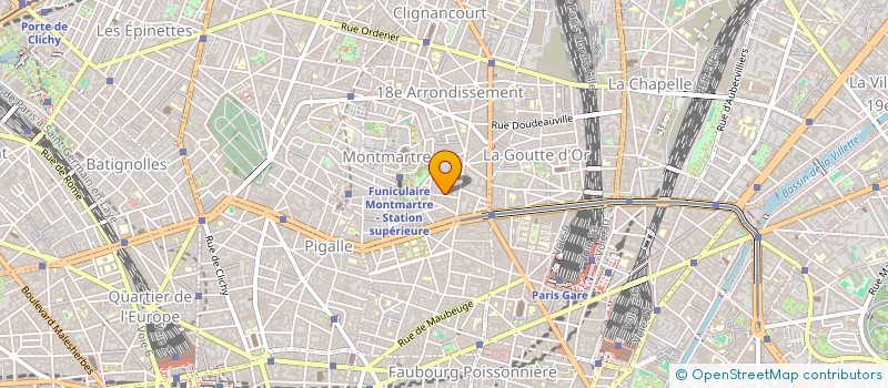 localisation de l'entreprise MADAME ROMANE POUTORD--SANTAL  PARIS