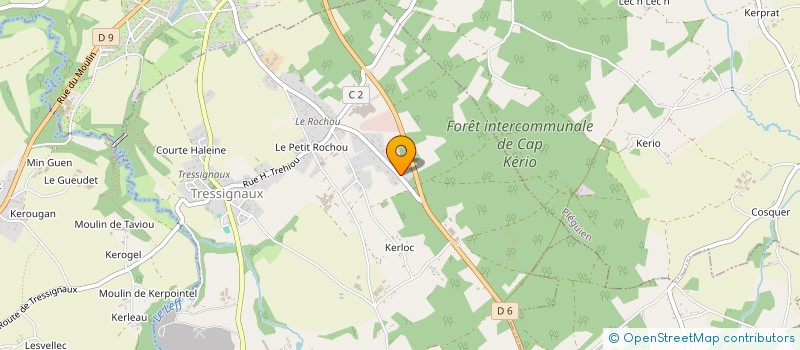 localisation de l'entreprise MADAME ROMANE PRIGENT  TRESSIGNAUX