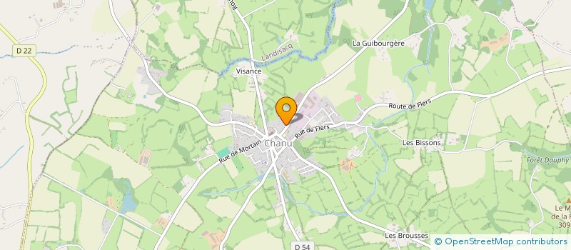 localisation de l'entreprise MADAME ROMANE PRUNIER à CHANU