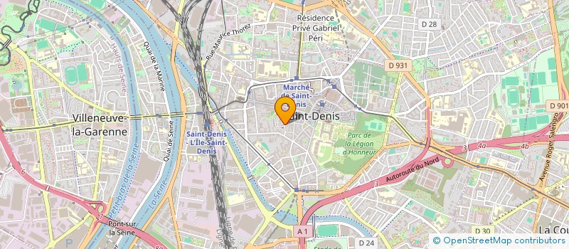 localisation de l'entreprise MADAME ROMANE RACHEDI à SAINT-DENIS