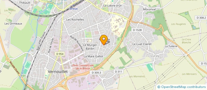 localisation de l'entreprise MADAME ROMANE RAGEOT à DREUX